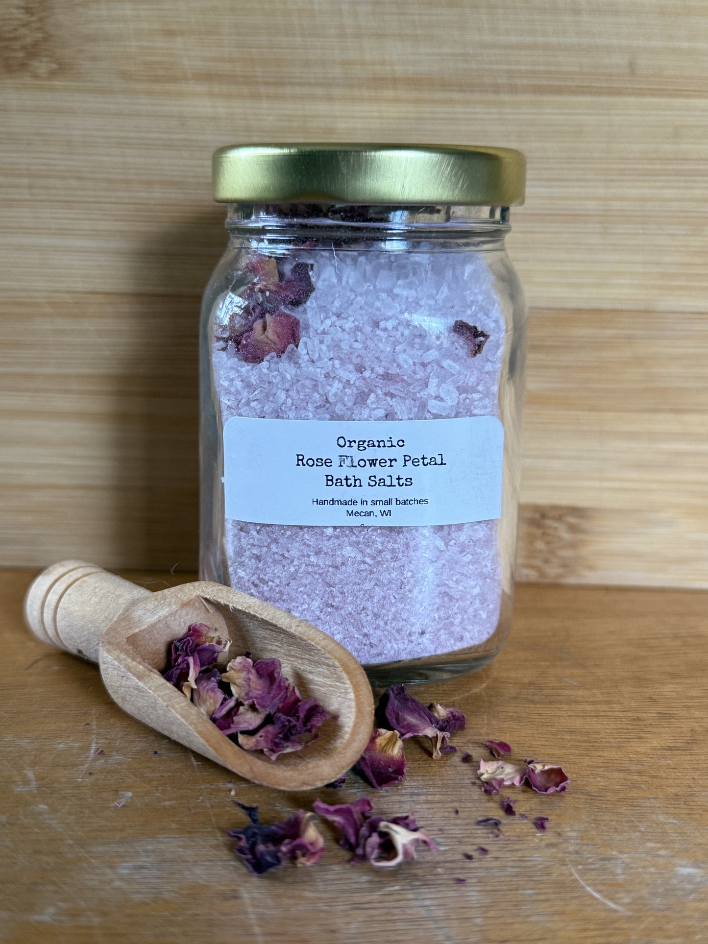 Rose Petal flower Bath Salts